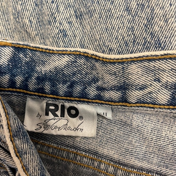 VINTAGE Rio by Stephen Mardon acid washed jeans womens size 11 - Picture 4 of 4